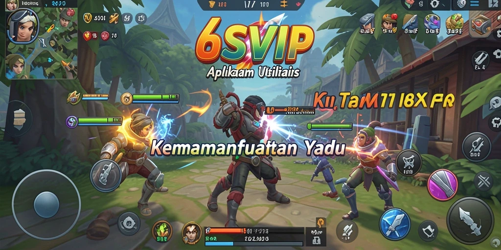 Tampilan antarmuka 6SVIP yang sederhana dan intuitif.