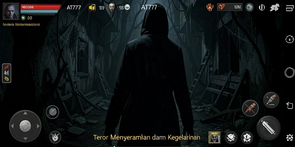 Tampilan menyeramkan dari gameplay AT777 yang penuh ketegangan.