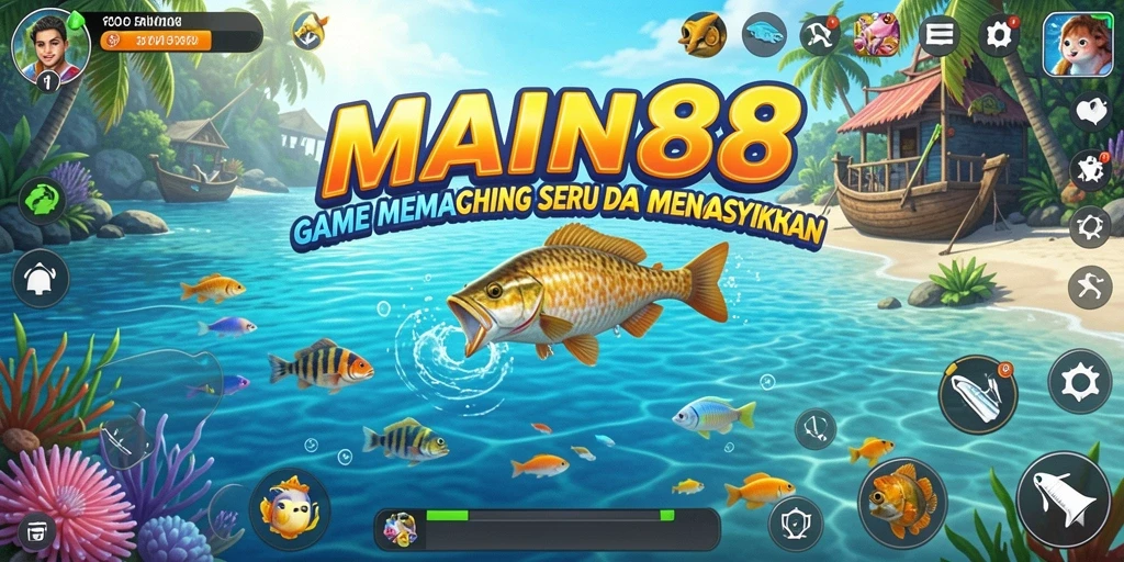 Gameplay menarik saat memancing ikan di <strong>MAIN88</strong>.