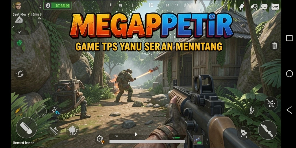 Tampilan gameplay seru dalam MEGAPETIR, penuh aksi dan strategi.