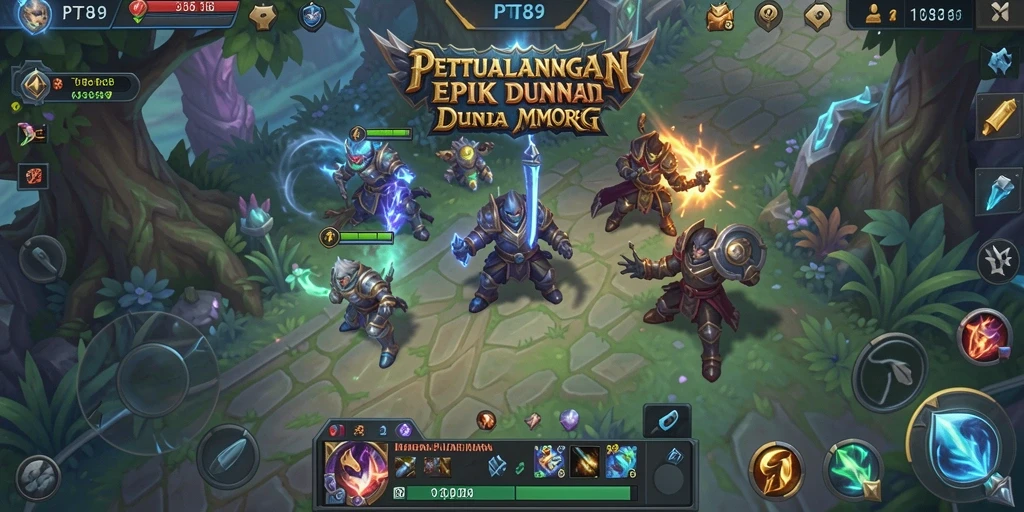 Gameplay PT89 menampilkan pertarungan seru dan eksplorasi dunia yang luas.